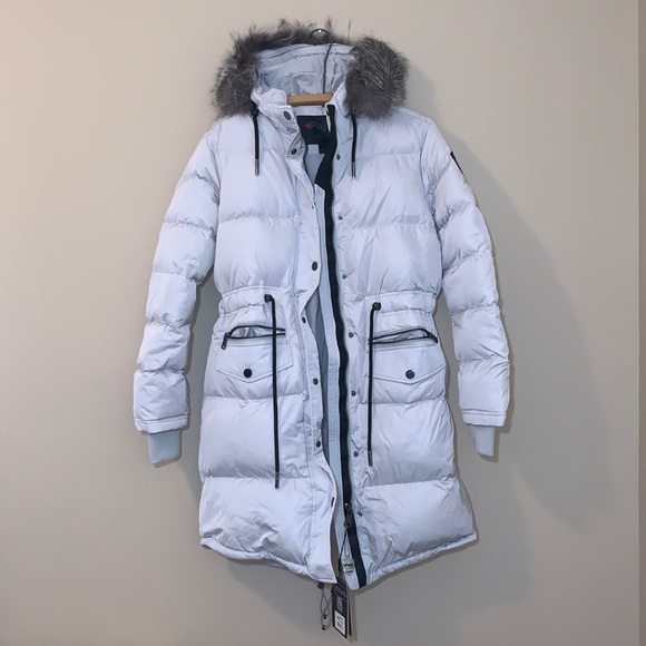 NWT PAJAR Fox Fur Puffer Coat - Picture 4 of 8